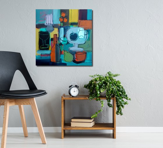 Interior with a White Jug III
