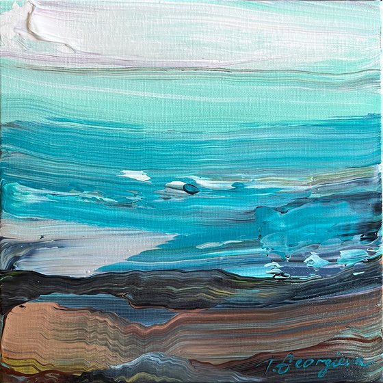 ‘Coastal no.65' FRAMED