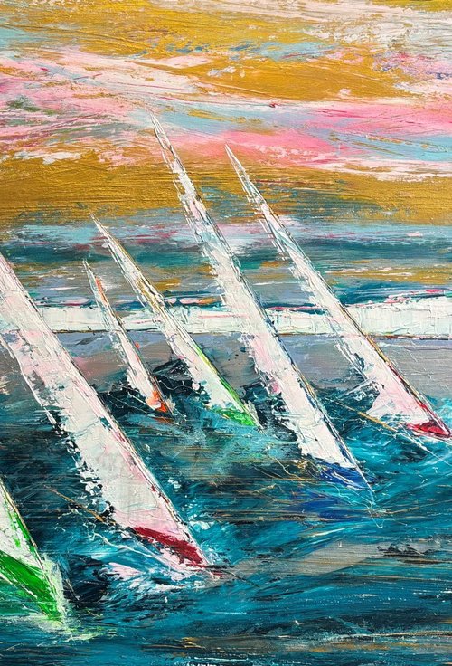 Solent Fleet Race by Kate Richardson