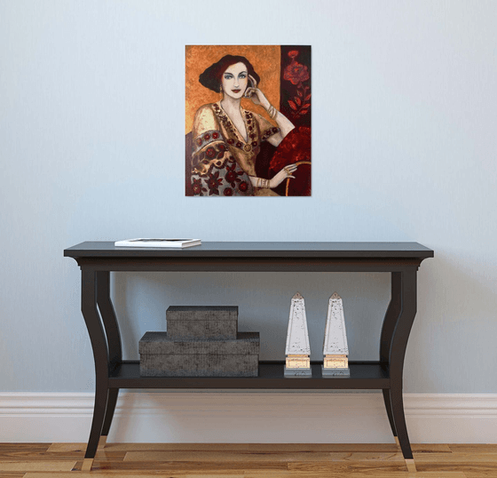 Agathe's boudoir 46 x 55 cm