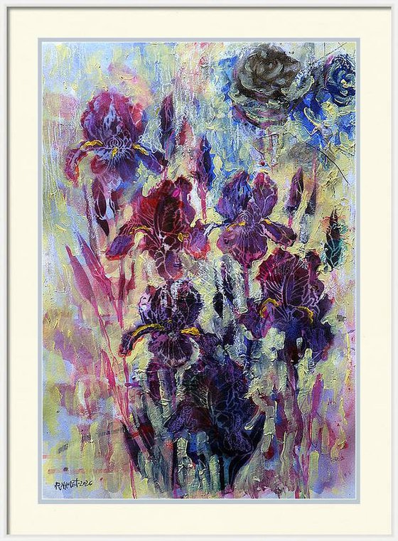 Fantasy with Flowers 339: paper 59x42cm