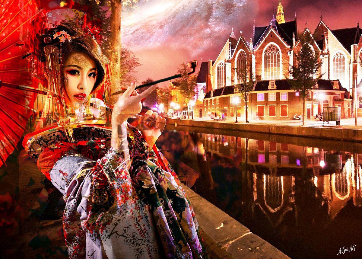 Geisha from Amsterdam by Alex Solodov