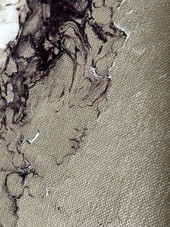 Diptych "Lithic Drift " second panel