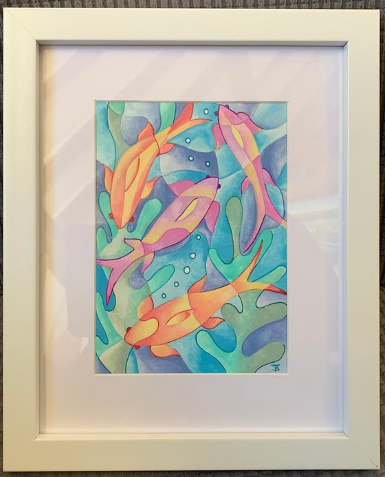 The Four Pastel Fish