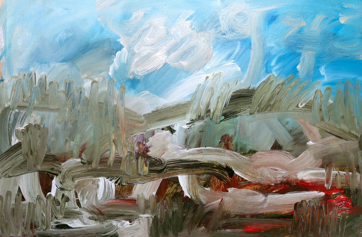 Autumn Distance By Elizabeth Anne Fox, 32 X 21, Artwork For Sale On Artfinder