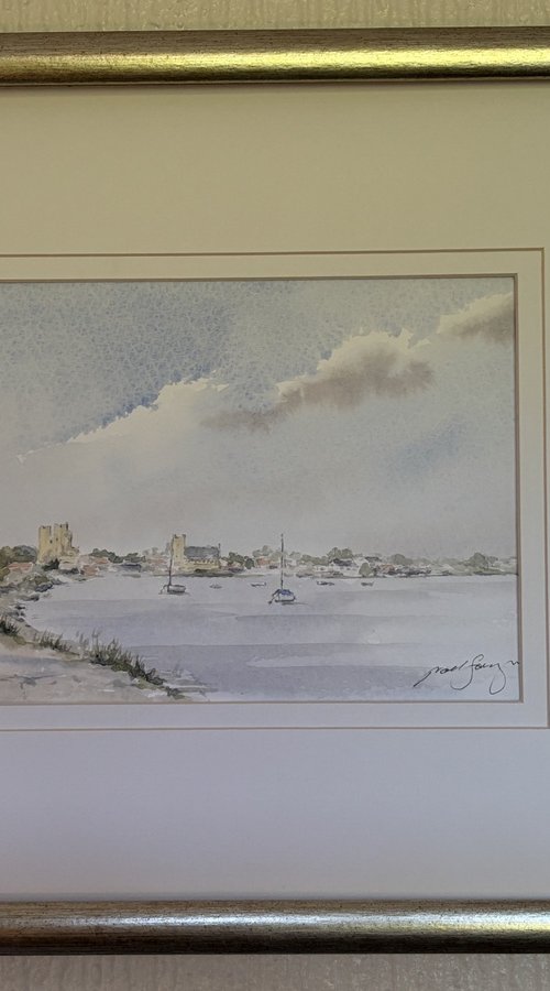 Orford from the coast path by Noel Sawyer