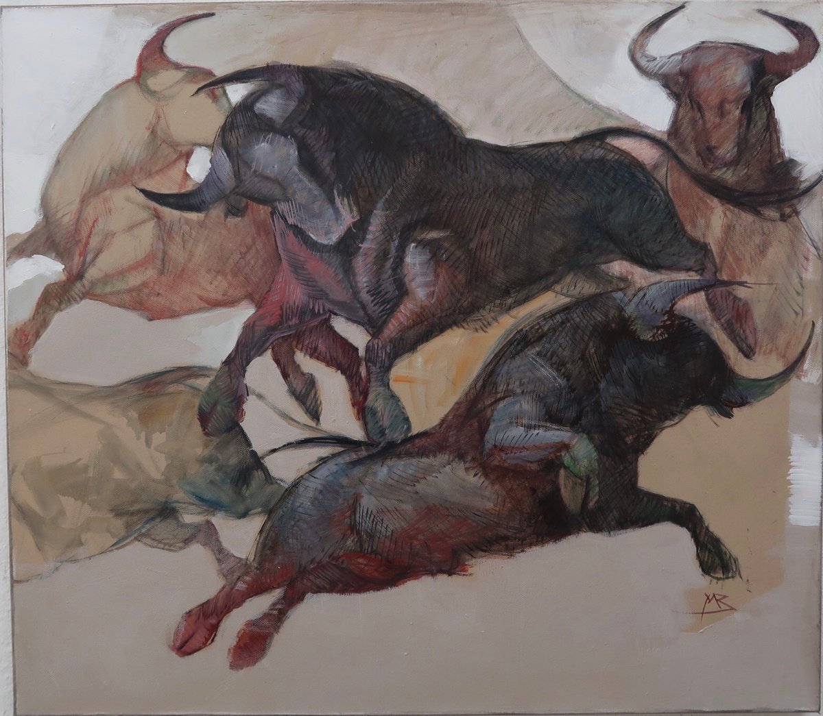 The Dance of the Bulls 1 by Milan Balti?