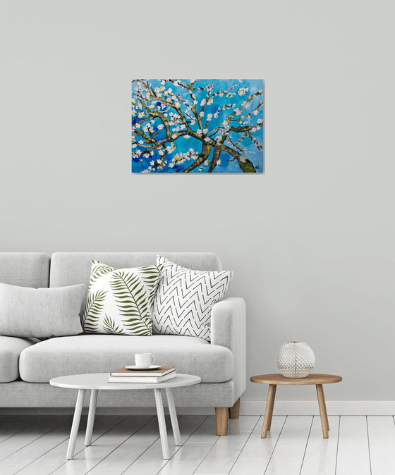 Almond blossom inspired by Vincent Van Gogh