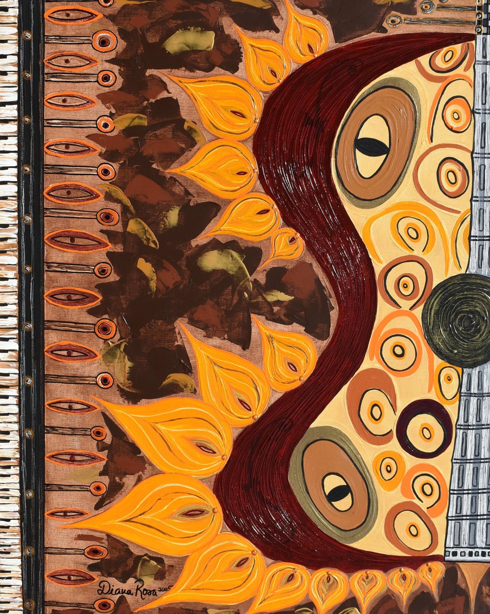 Surrealistic Acrylic Painting , Blooming Guitar By Diana Rosa, 24 X 30, Artwork For Sale On Artfinder