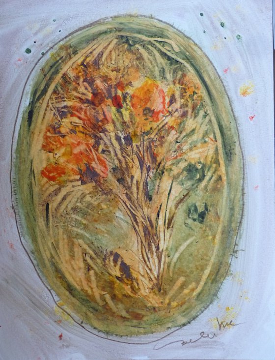 Garden Flowers 9, 21x29 cm