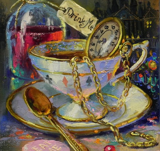 "Mad Tea Party II" Original Art