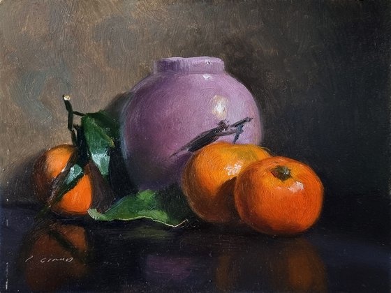 Tangerine and a Pink Jar