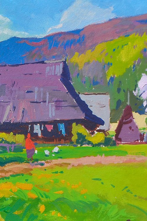 Blooming Courtyard by Alexander Shandor