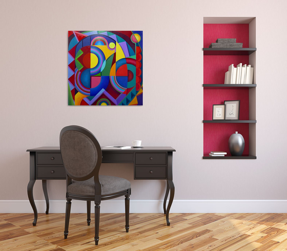 DOODLE OF GEOMETRIC SHAPES