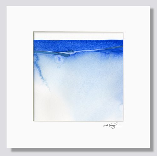 Finding Tranquility 4 - Abstract Zen Watercolor Painting by Kathy Morton Stanion by Kathy Morton Stanion