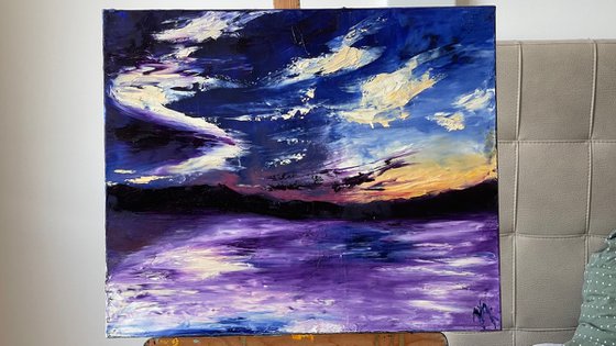 Purple sunset