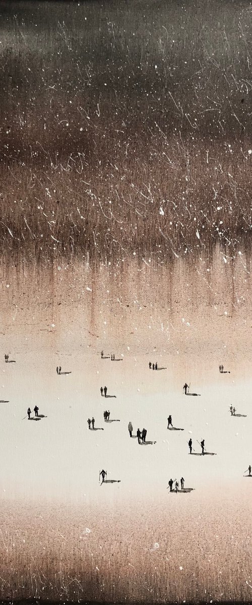 Vermont Skiers by Bogdan Shiptenko