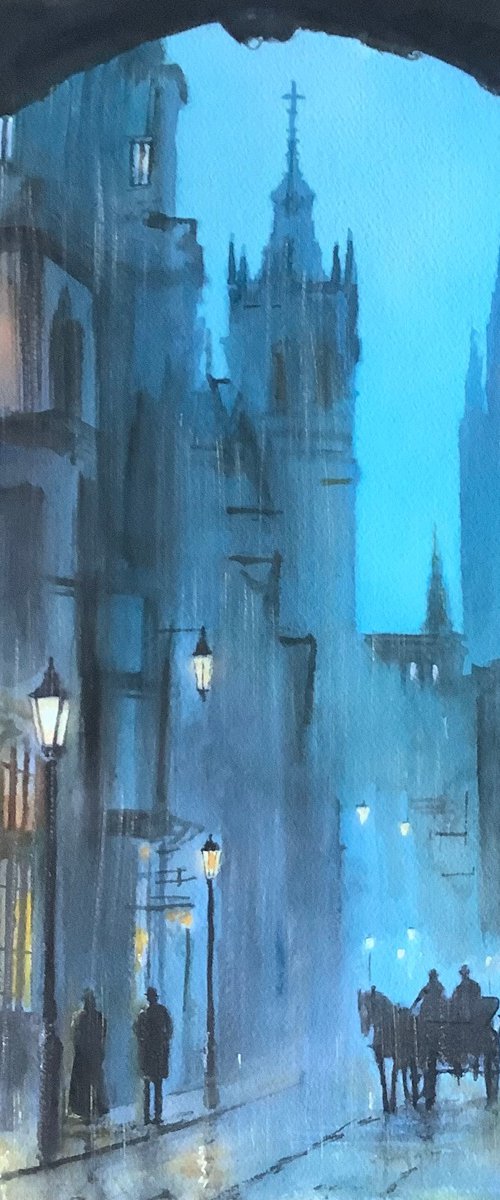 Old city scene by Darren Carey