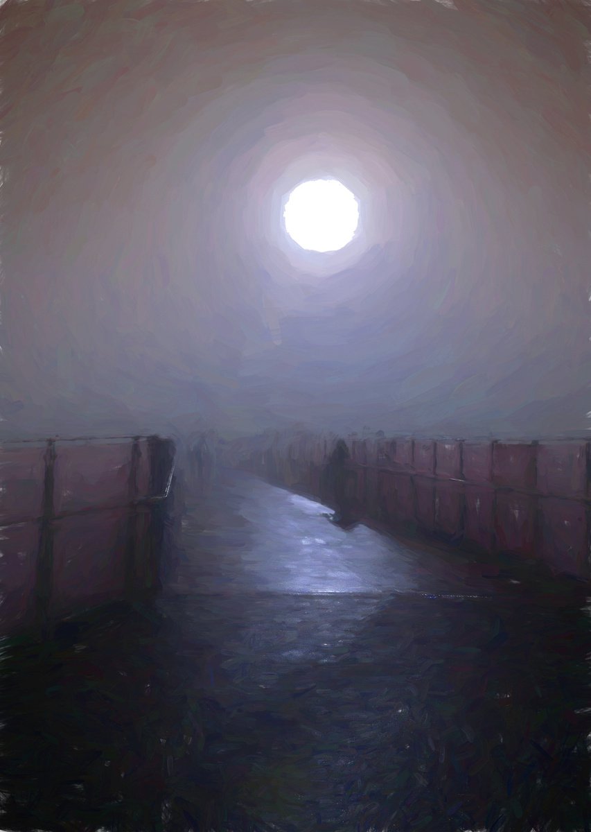 Darkness at Noon, Ferry Bridge Shoreham by Christopher West