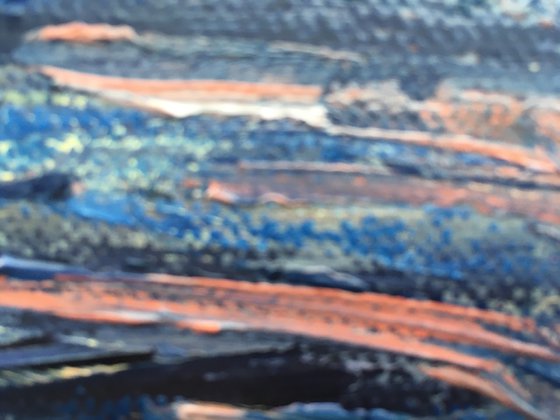 Sailing out of sunset