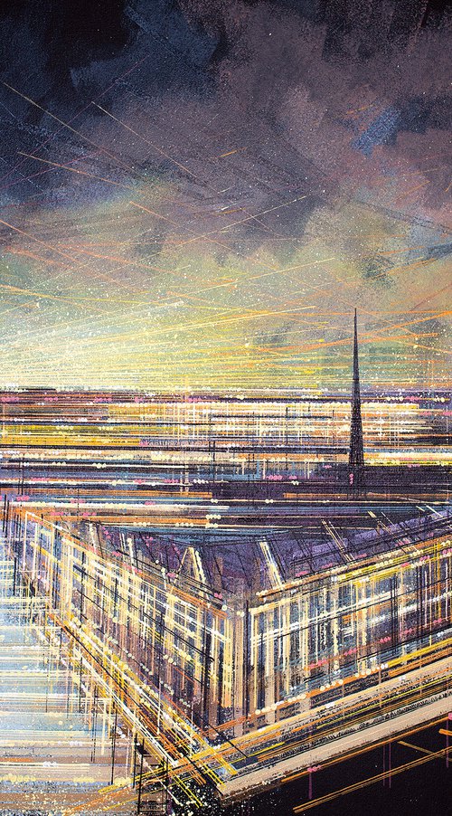 Berlin At Sunset by Marc Todd