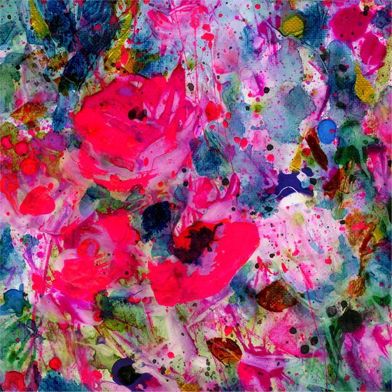Song Of The Meadow 8 - Flower Painting  by Kathy Morton Stanion