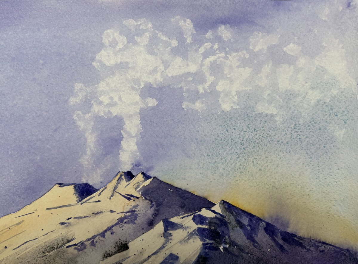 Sicilian Sunrise Volcano Etna by Yuliia Sharapova