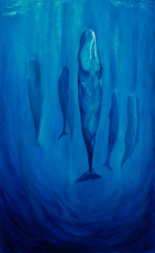 Sleeping Whales by Liudmila Pisliakova