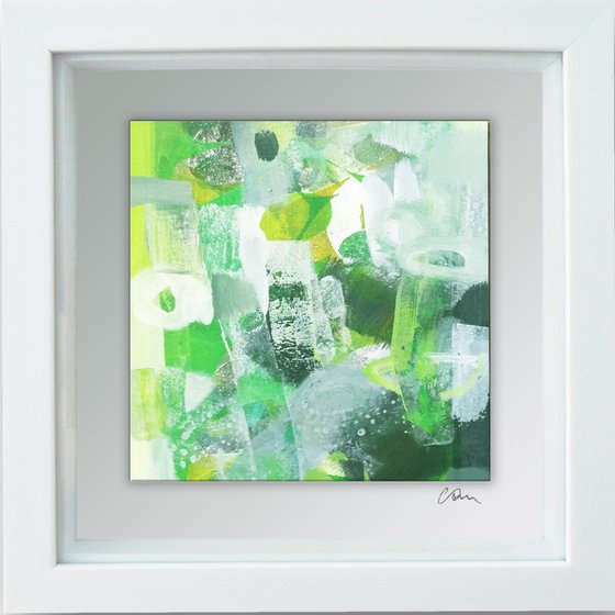 Thinking out loud #9-  Framed ready to hang original abstract