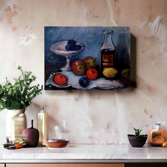 Still life with fruit