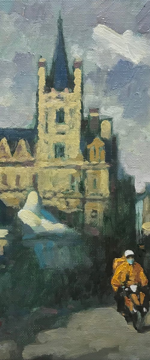 Wandering in The Town Centre Oxford by Jixiang Dong