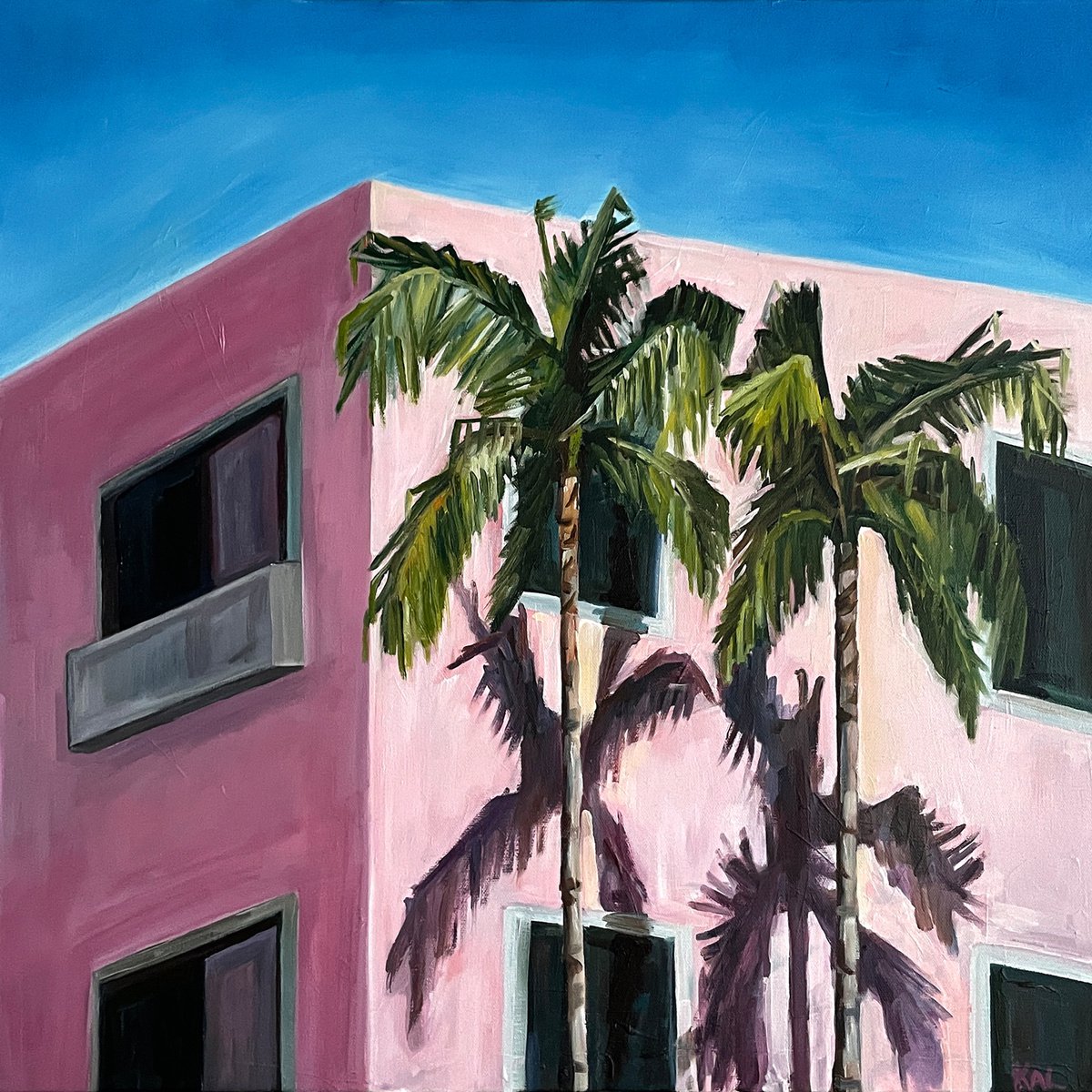 Two Palms On Santa Monica Blvd. by Kory Alexander