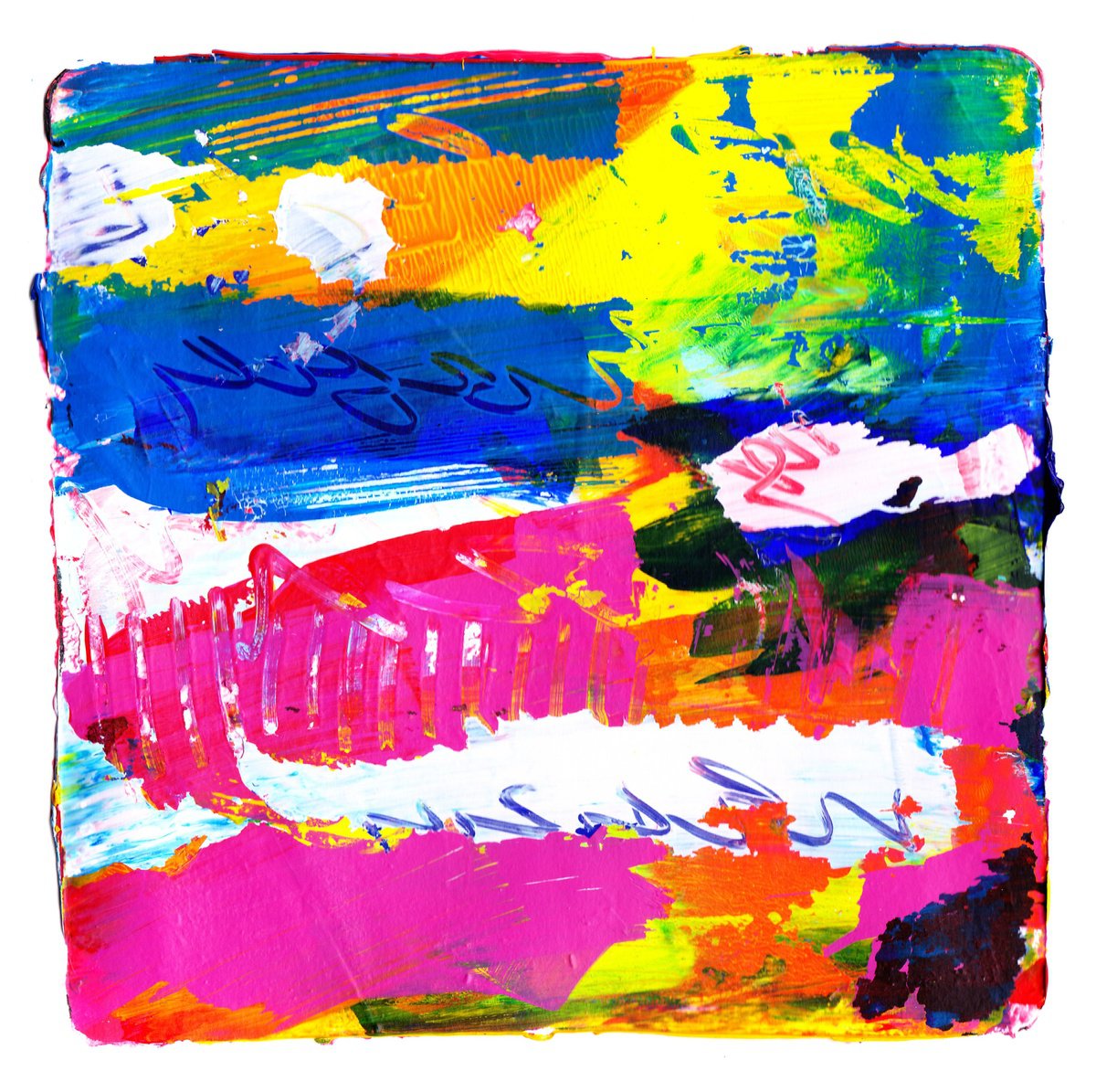 Expressive Landscape Limited Edition Print By Adam Grose Ma Pgce, 7 X 7, Journey Around Somerset, Original Artwork