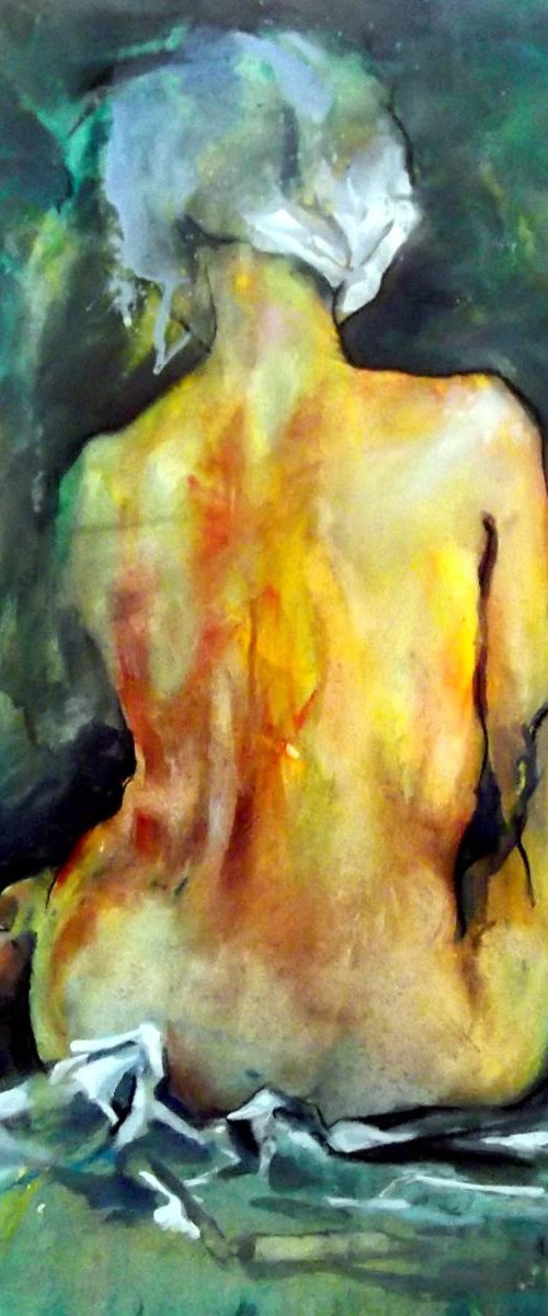 The Bather by Anthony Barrow BA(Hons) Fine Art