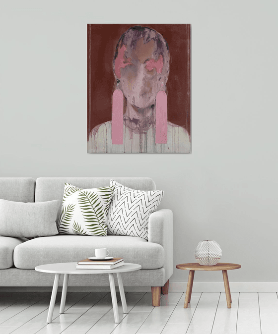 Contemporary abstract portrait