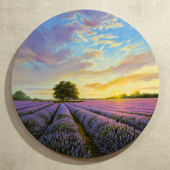 Landscape with lavender