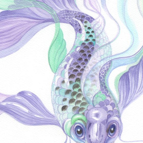 Violet fish 1