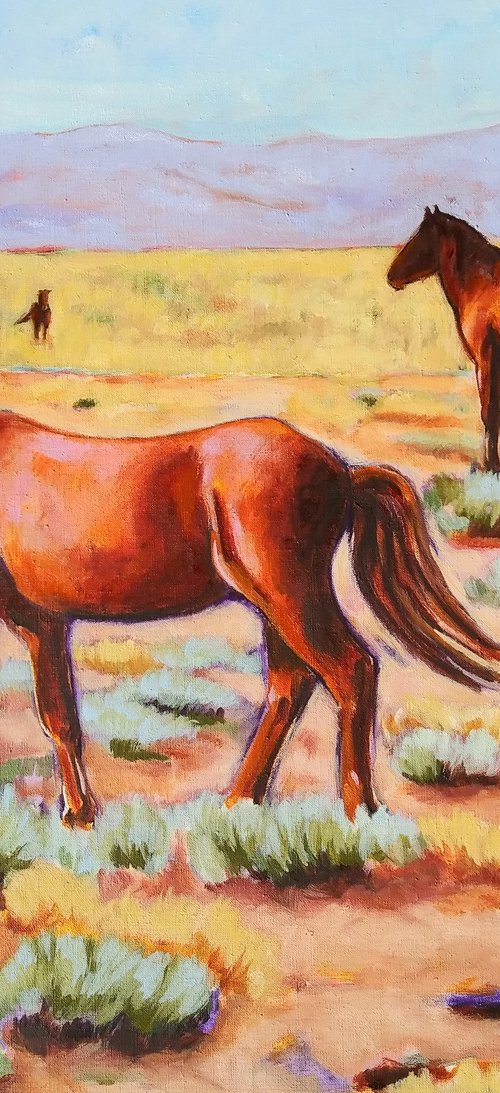 Wild Horses II by Lorie Schackmann