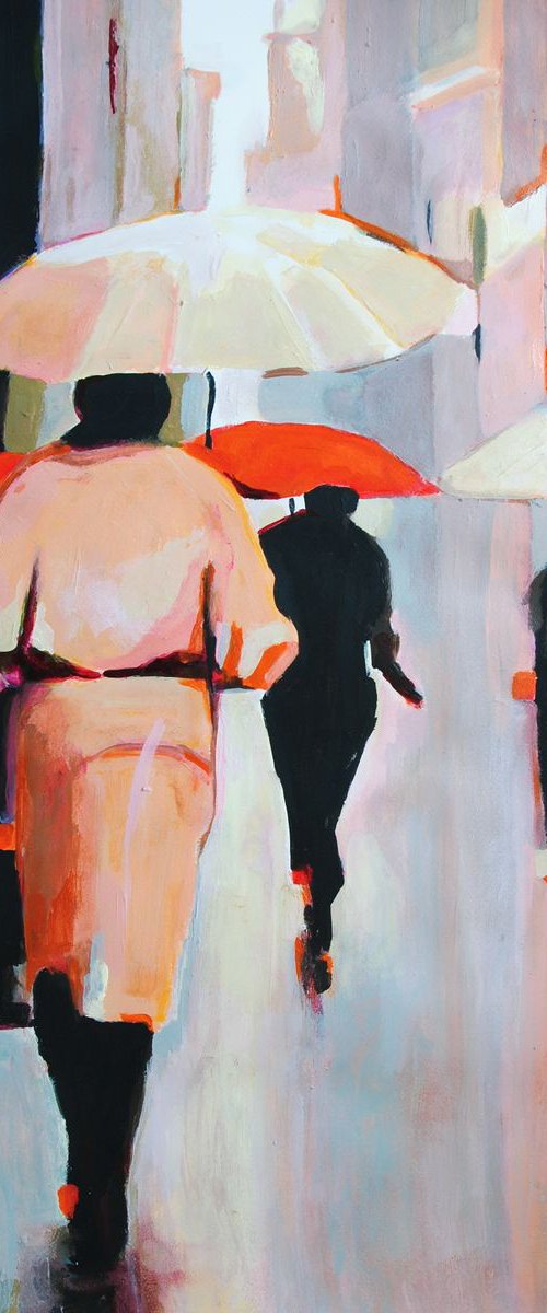 Rainy Days / 72 X 50 cm by Alexandra Djokic