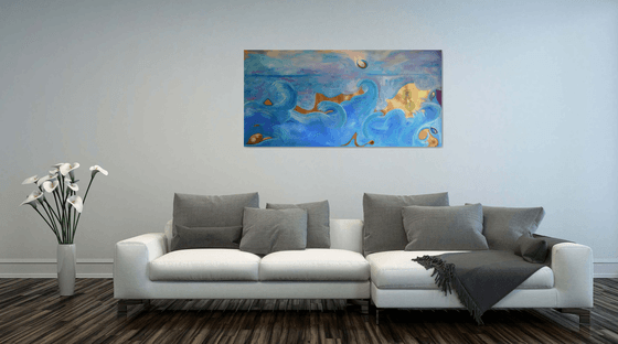 Big dancing party on the beach