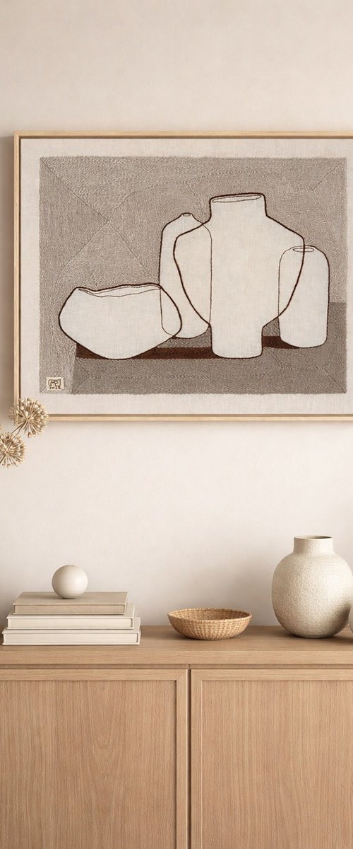 Vase Composition III’26 by Milena Paladino