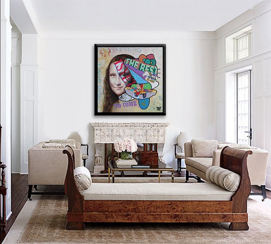 Mona Lisa Hello Kitty