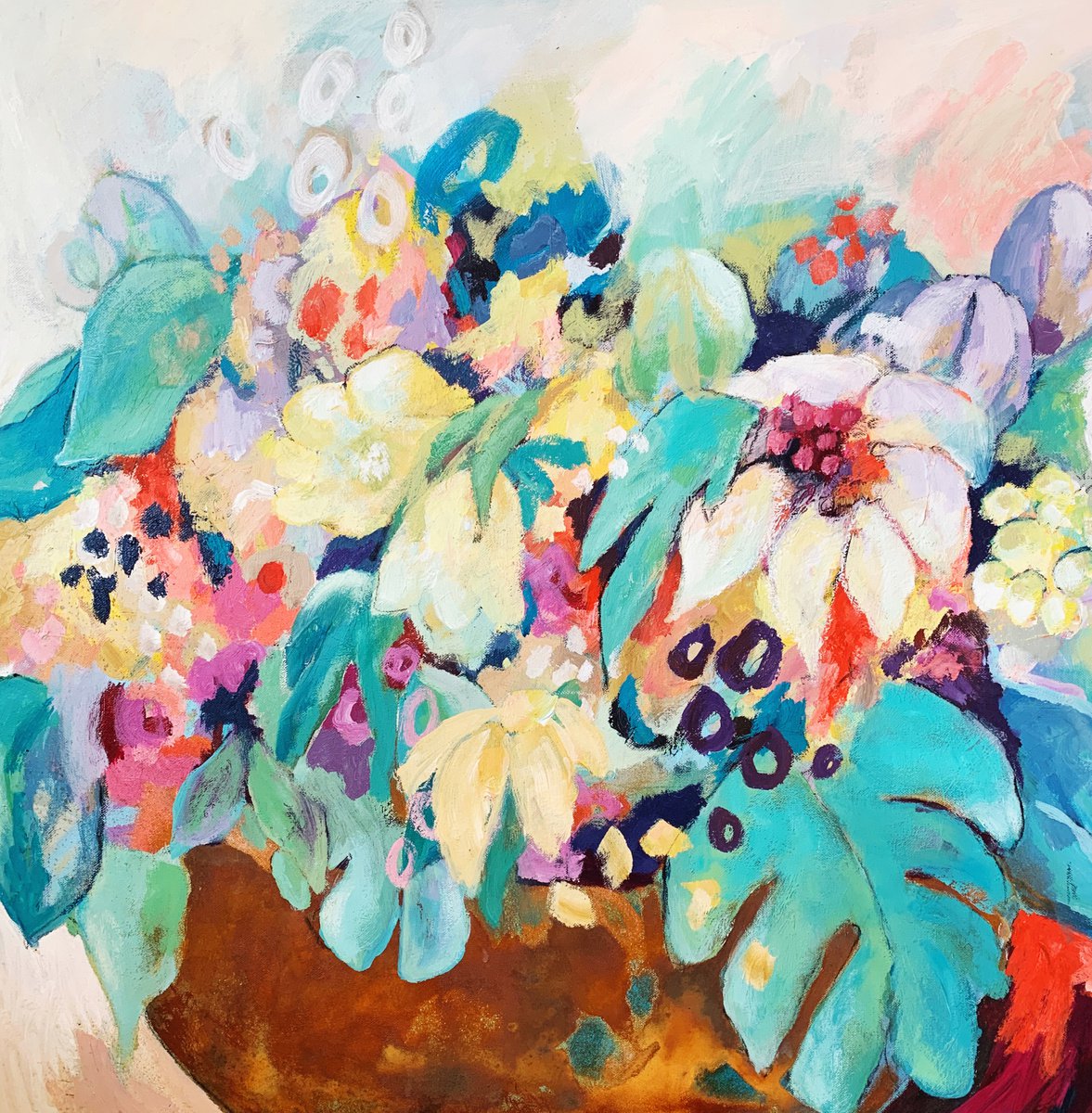 Bold flowers - Summer by Yvonne Morell