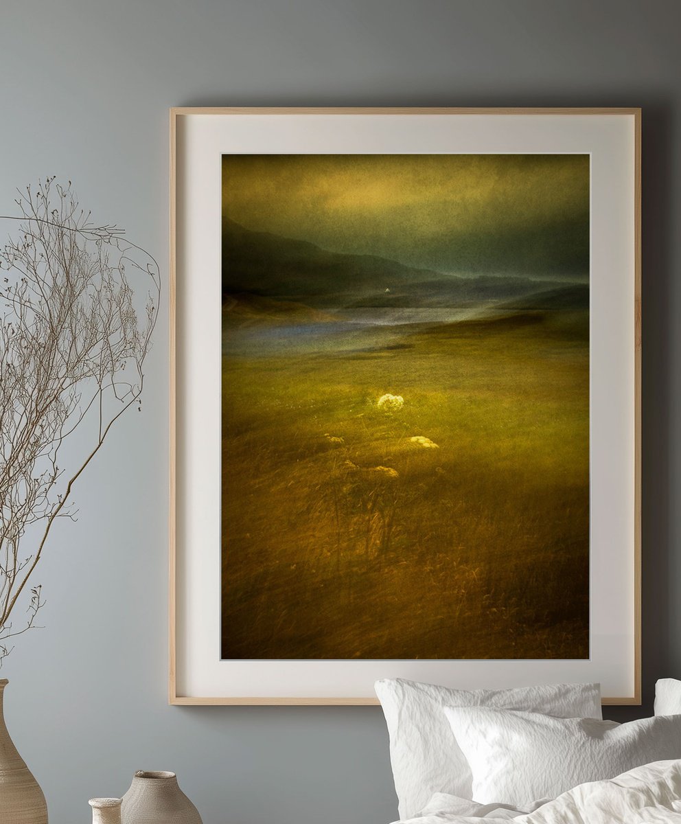 Impressionistic Landscape Photograph By Lynne Douglas, 28 X 40", Sing The Wind, Original Artwork