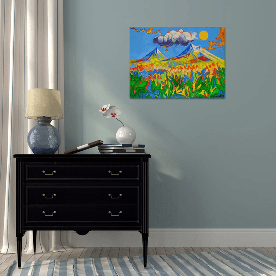 Ararat (60x80cm, oil painting, ready to hang)