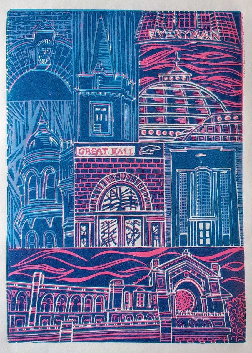 Ally Pally Unlocked in pink & blue by Anna Robertson