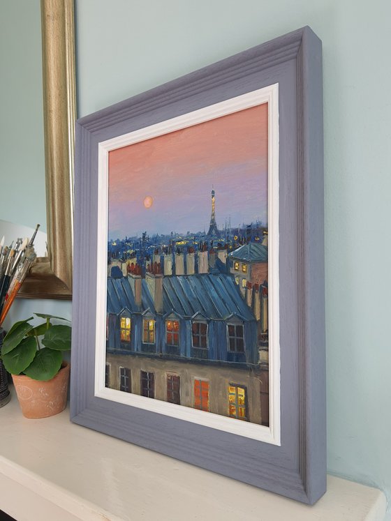 Paris Rooftop sunset