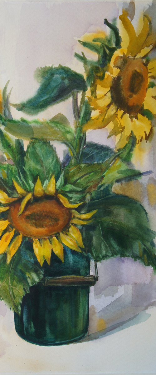 Sunflower bouquet by Elena Sanina