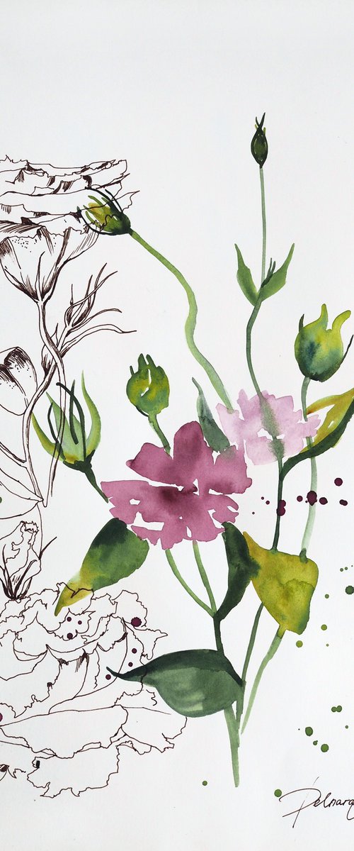 Expressive flowers #2 by Delnara El