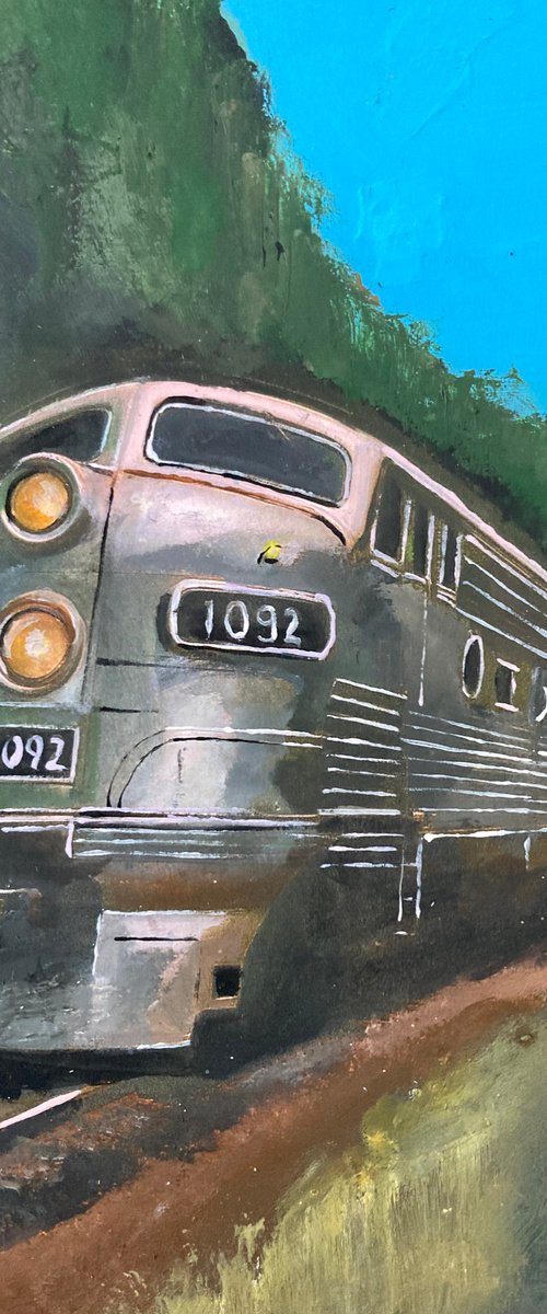 Vintage American Train by Andrew Reid Wildman
